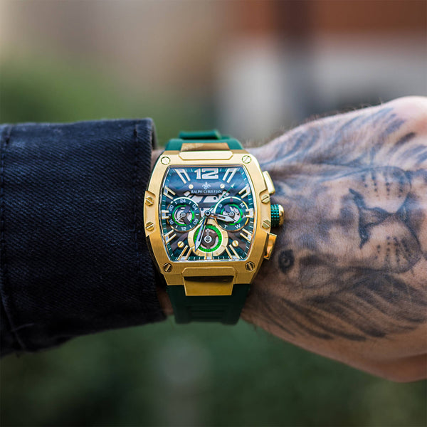 The Intrepid Sport | Gold & Green | Ralph Christian Watches