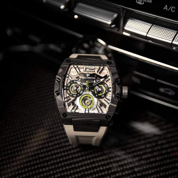 The Intrepid Sport Carbon Fiber Ivory Slate Ralph Christian Watches