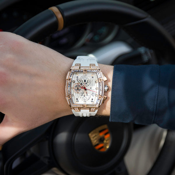 The Polaris Chrono Ice | Frosted Glacier | Ralph Christian Watches