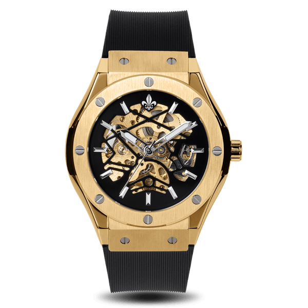 Prague Skeleton Automatic Deluxe | Gold | Ralph Christian Prague Skeleton Automatic Deluxe | Gold | Ralph Christian