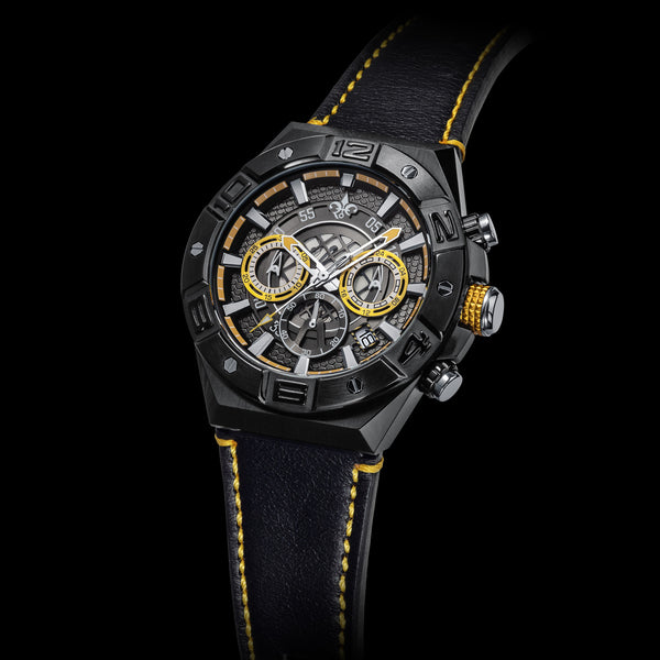 The Delta Chronograph | Black | Ralph Christian Watches