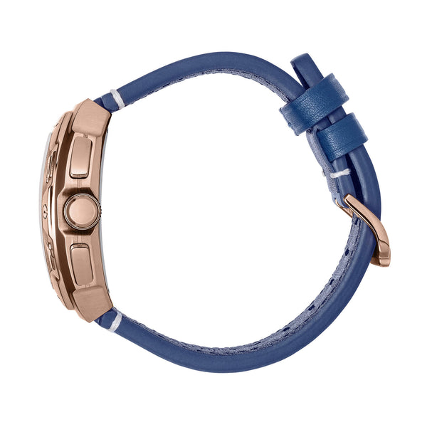 The Intrepid Chronograph | Rose Gold And Blue | Ralph Christian