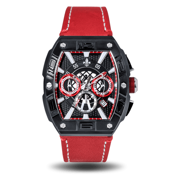 The Intrepid Chronograph - Red | Ralph Christian Watches The Intrepid Chronograph - Red | Ralph Christian Watches