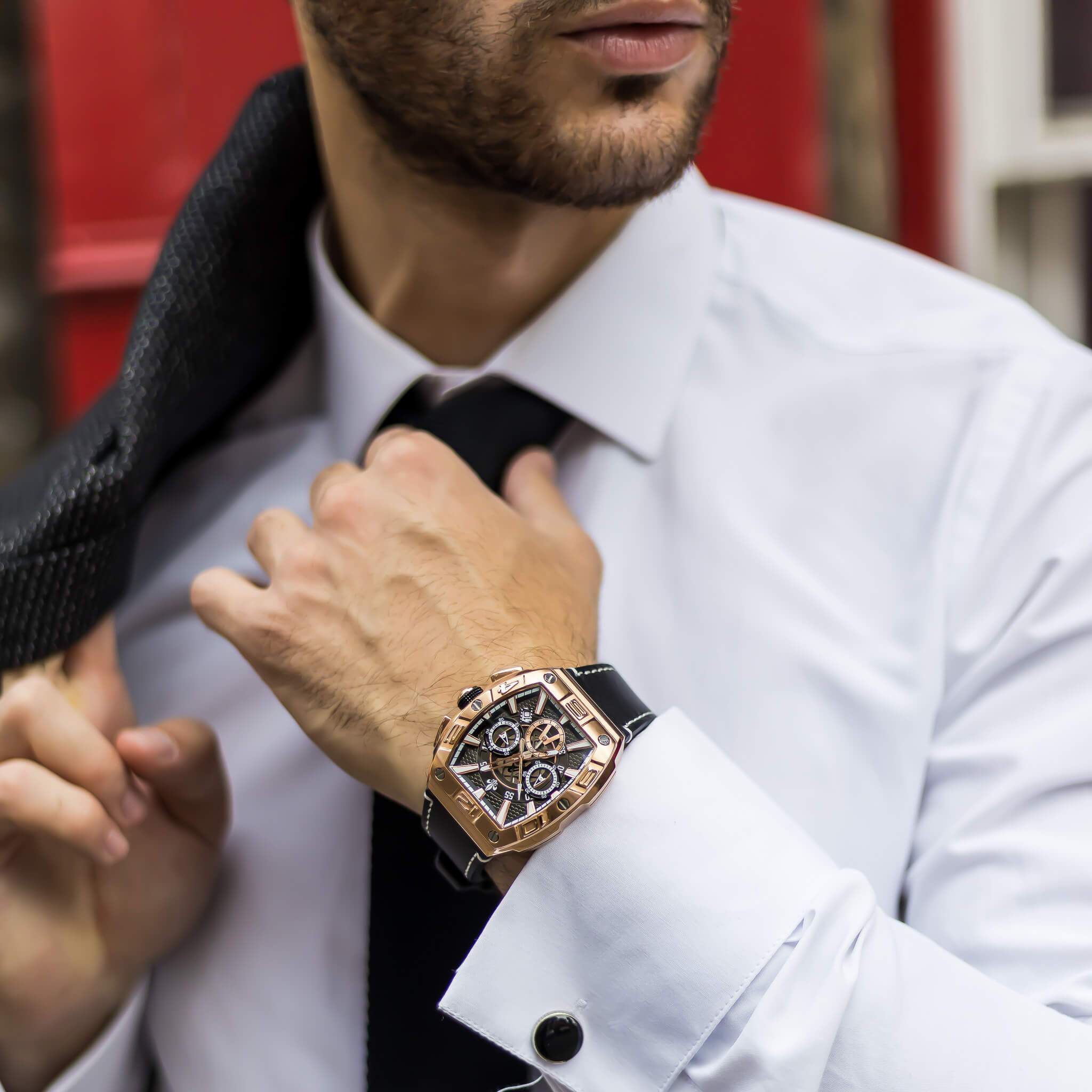 Luxury Style store watches and belt - Valentine's Day presents for him ❤️