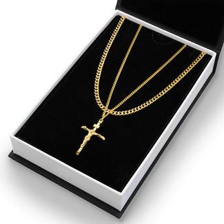 The Crucifix Essentials Bundle - Gold