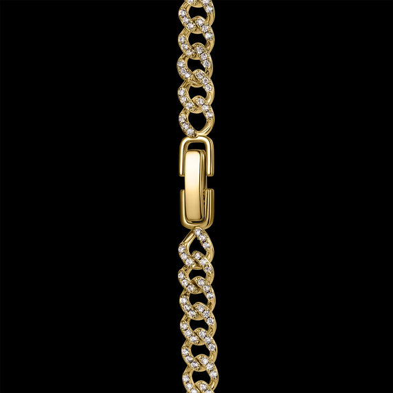 The Iced Cuban Bracelet - Gold