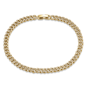 The Iced Cuban Bracelet - Gold