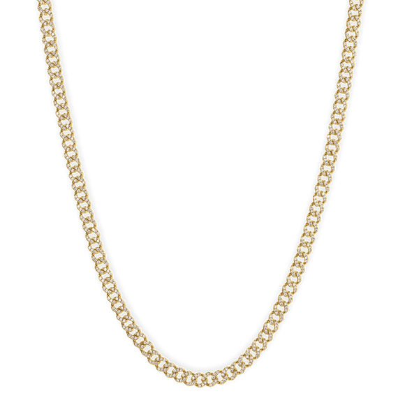 The Iced Cuban Necklace - Gold