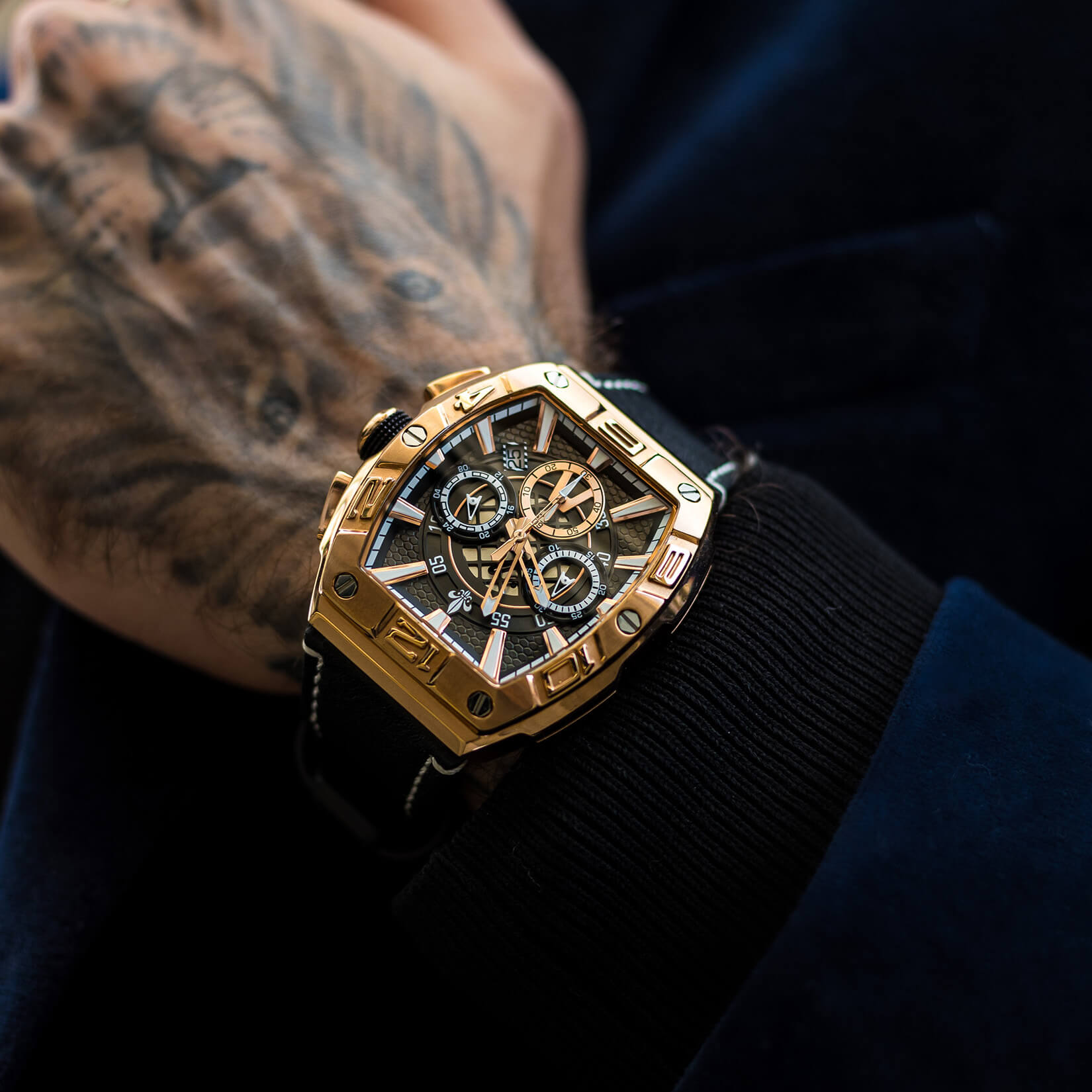 The Intrepid Chronograph - Rose Gold | Ralph Christian Watches