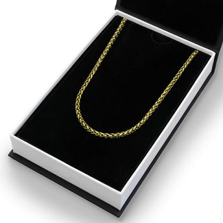 The Gold Wheat Necklace - Essentials Collection