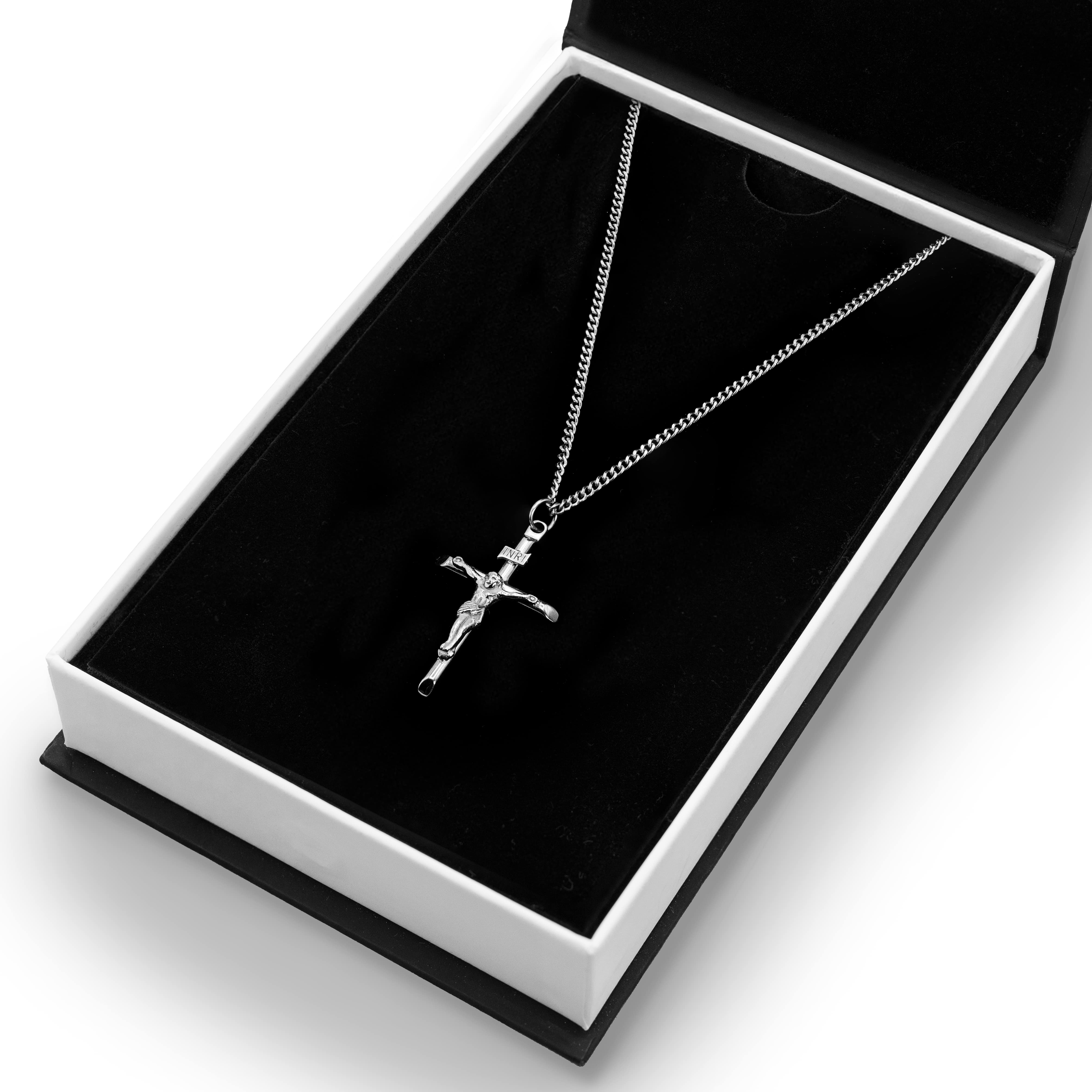 アクセサリー   silver cross pendant The Crucifix Pendant | Silver | Essentials Collections | Ralph