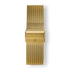 Gold Mesh Interchangeable Strap for men featuring a finely woven gold mesh bracelet with a secure clasp, designed to complement bold luxury watches by Ralph Christian.