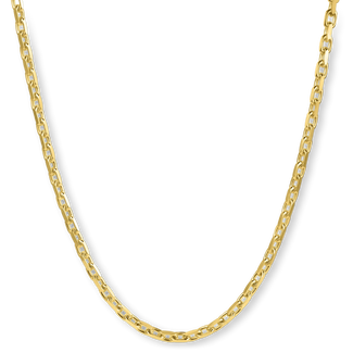 The Gold Anchor Necklace - Italian Collection features a bold, high-quality gold chain designed for men, showcasing luxury jewelry crafted to be noticed. Bold by Design.