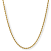 The Gold Rope Necklace - Essentials Collection featuring a bold, twisted gold chain designed for men's jewelry with a polished finish and statement luxury style.