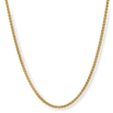 The Gold Wheat Necklace - Essentials Collection featuring a bold, intricately woven gold chain designed for men's jewelry, embodying luxury and statement style.