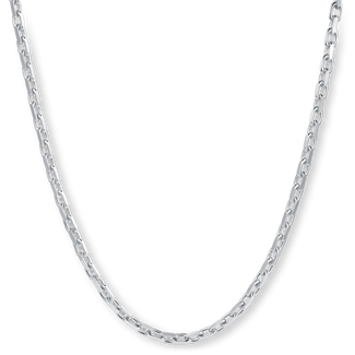 The Silver Anchor Necklace - Italian Collection designed for men, featuring a sleek silver anchor pendant on a polished silver chain, embodying bold luxury jewelry style.