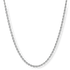 The Silver Rope Necklace - Essentials Collection featuring a sleek, polished silver twisted rope design crafted for men's luxury jewelry, bold by design.