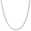 The Silver Rope Necklace - Italian Collection featuring a sleek, twisted silver chain designed for men, crafted to make a bold statement and elevate any look.