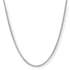 The Silver Wheat Necklace - Essentials Collection features a sleek men's silver chain with a tightly woven wheat pattern, showcasing bold by design men's jewelry from Ralph Christian.
