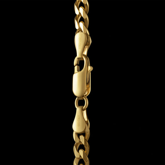 Buy Gold Bracelet 14K Gold Cuban Link Chain Bracelet Womens Chain Bracelet  Holiday Gift 7mm Gold Curb Link Bracelet by Sara Kay Jewelry Online in  India - Etsy