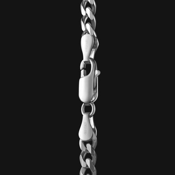 The Silver Cuban Bracelet - Italian Collection