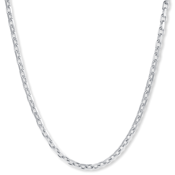 The Silver Anchor Necklace - Italian Collection