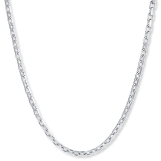 The Silver Anchor Necklace - Italian Collection