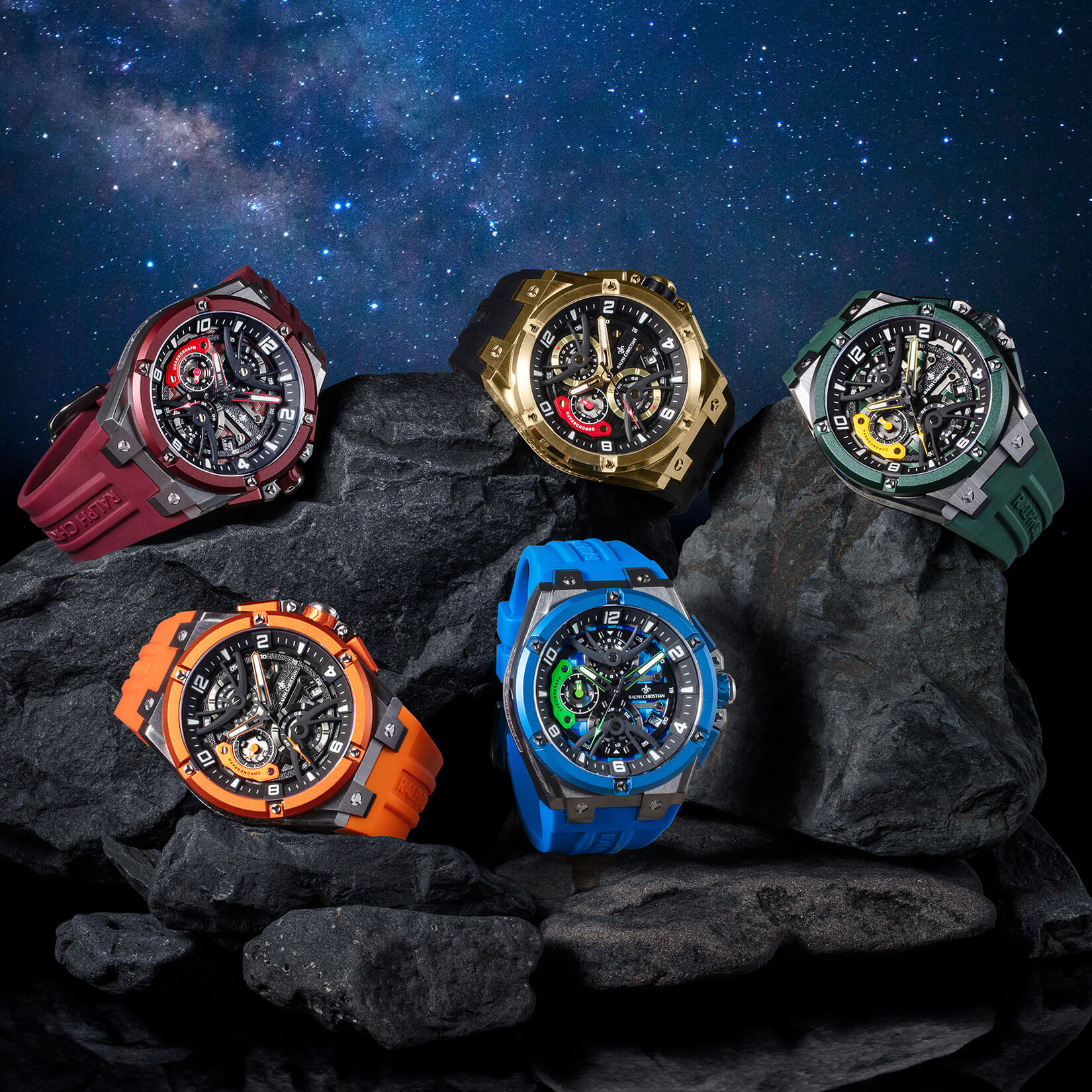 The Apex Chrono | Sunset Orange | Ralph Christian Watches