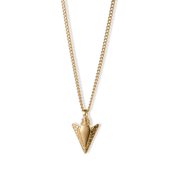 The Gold Arrow Pendant - Essentials Collection