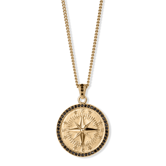 The Gold Compass Pendant - Essentials Collection