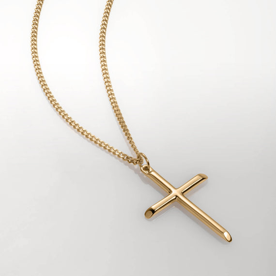 The Gold Cross Pendant - Essentials Collection