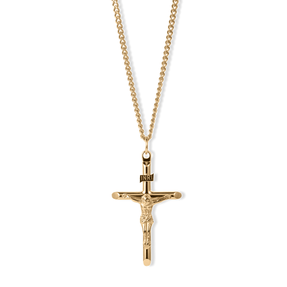 The Gold Crucifix Pendant - Essentials Collection