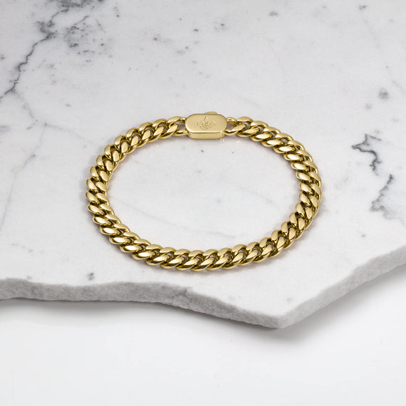 The Cuban Bracelet - Gold