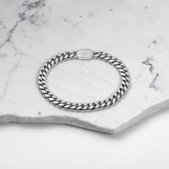 The Cuban Bracelet - Silver