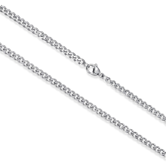 The Silver Cuban Necklace - Essentials Collection