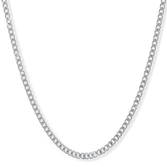 The Silver Cuban Necklace - Essentials Collection