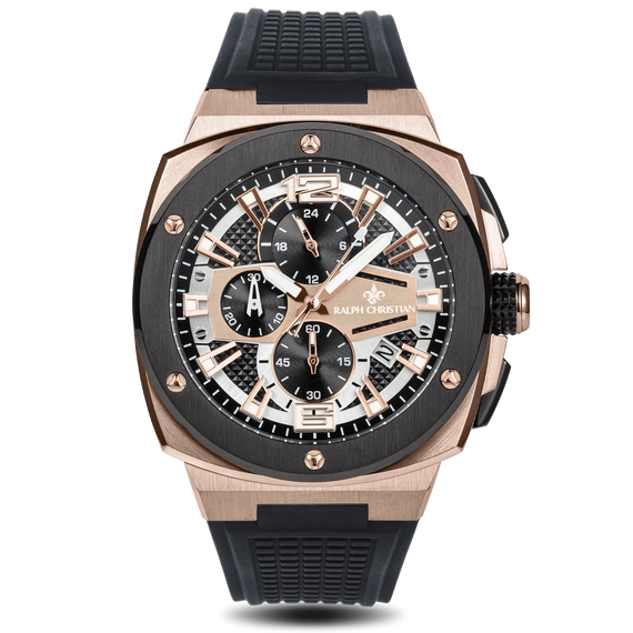 The Entourage Chrono - Rose Gold & Black