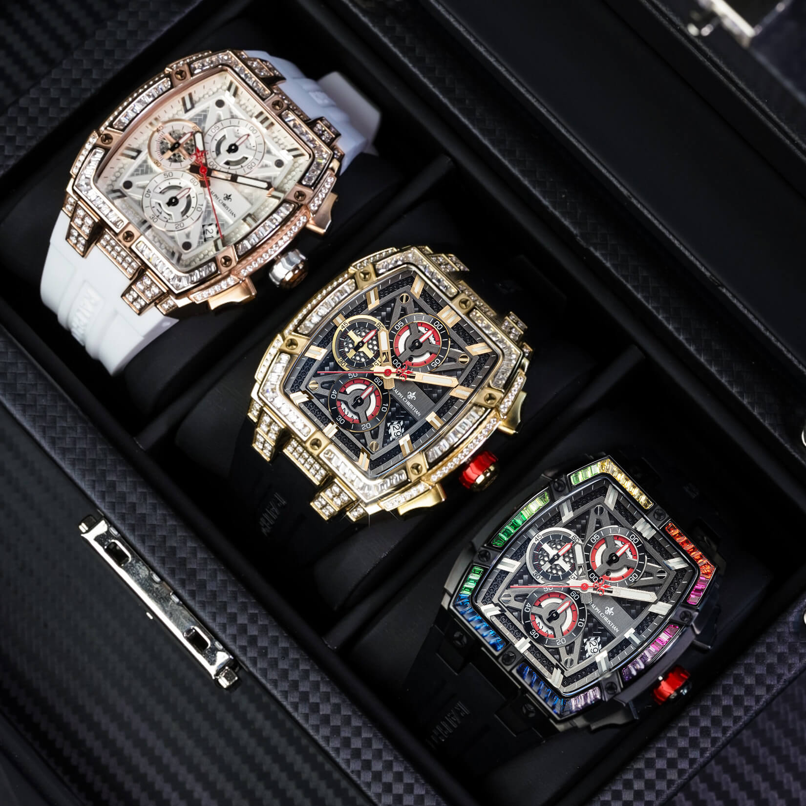 The Polaris Chrono Ice | Aurora Prism | Ralph Christian Watches