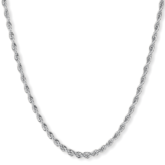 The Silver Rope Necklace - Essentials Collection