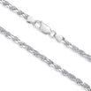 The Silver Rope Necklace - Italian Collection