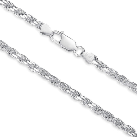 The Silver Rope Necklace - Italian Collection