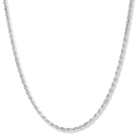 The Silver Rope Necklace - Italian Collection