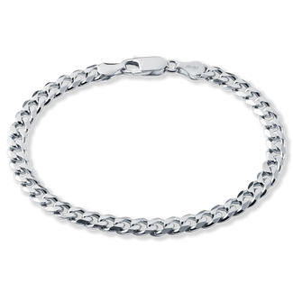 The Silver Cuban Bracelet - Italian Collection