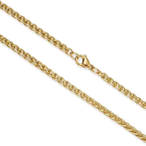 The Gold Wheat Necklace - Essentials Collection