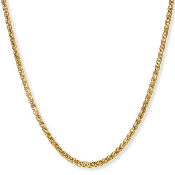 The Gold Wheat Necklace - Essentials Collection