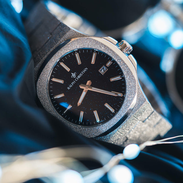 The Frosted Stellar Black Ralph Christian Watches
