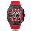 The Vanguard Carbon Chrono - Crimson Ember