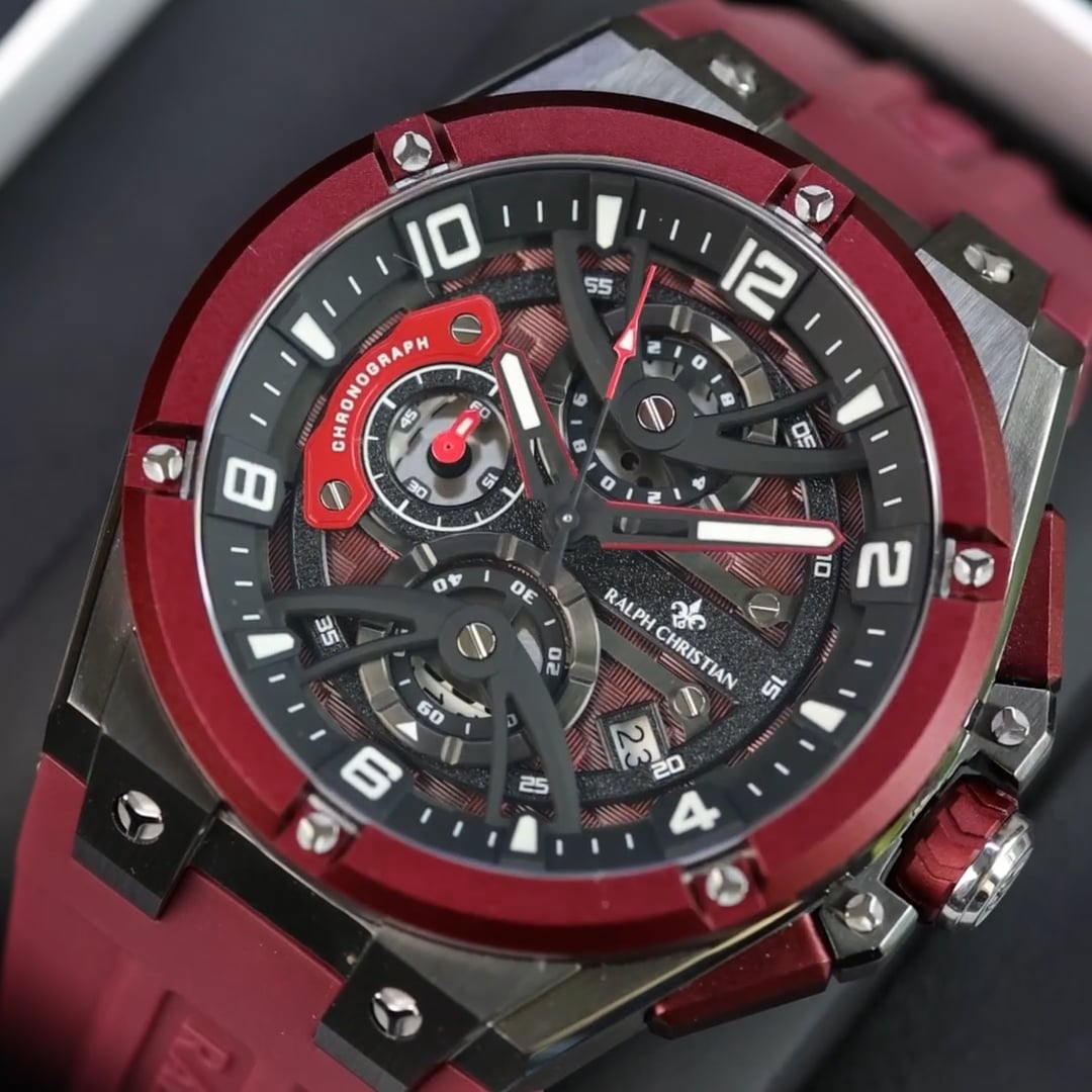 The Apex Chrono -  Crimson Steel