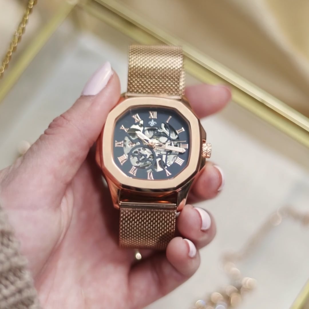 The Ava Automatic - Ladies - Rose Gold