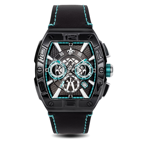 The Intrepid Chronograph - Midnight Diamond | Aqua